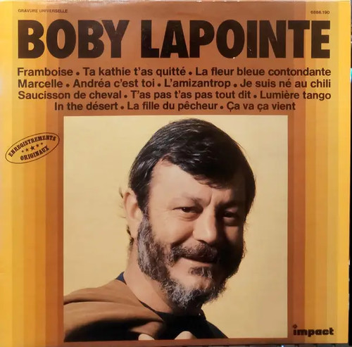 Boby lapointe impact vinyl - vinyl, lp