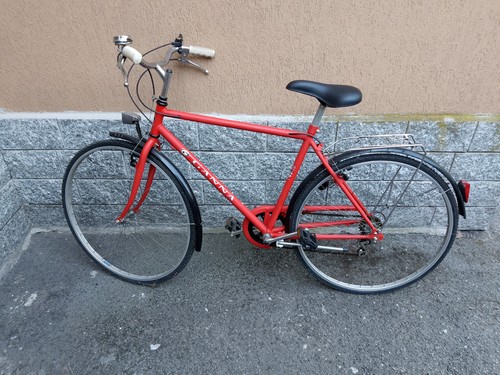 Bicicletta ganna rossa - ganna,