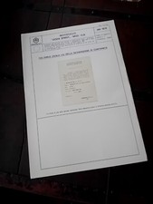 VESPA SPRINT VLB documento FAC SIMILE DICHIARAZIONE CONFORMITÀ 1978 ASI FMI