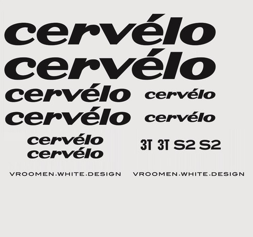 Cervelo bicycle decals - cervelo,