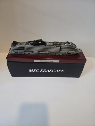 Modellino nave metallo msc - in,