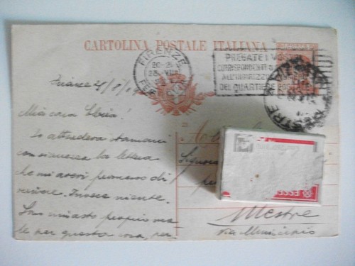 Cartolina postale cent - cartolina,