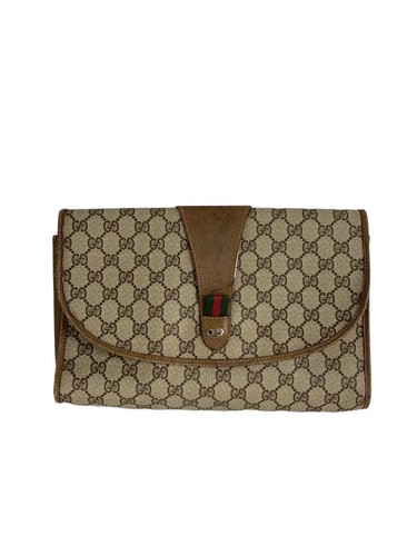 Gucci beige pvc second bag - beige,