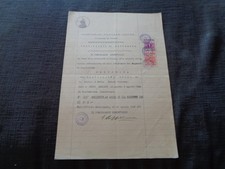 OLGIATE OLONA VARESE DOCUMENTI REGNO D'ITALIA FASCISMO MARCHE DA BOLLO