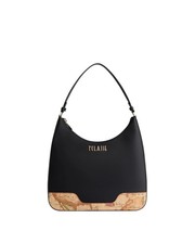 Alviero Martini Prima Classe - Borsa sottospalla in tessuto gommato Frost Geo