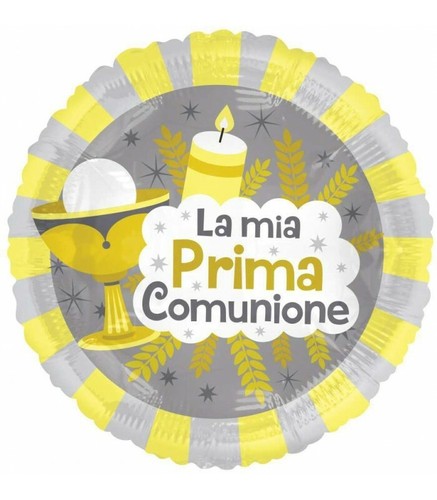 Pallone mylar prima comunione - pallone,