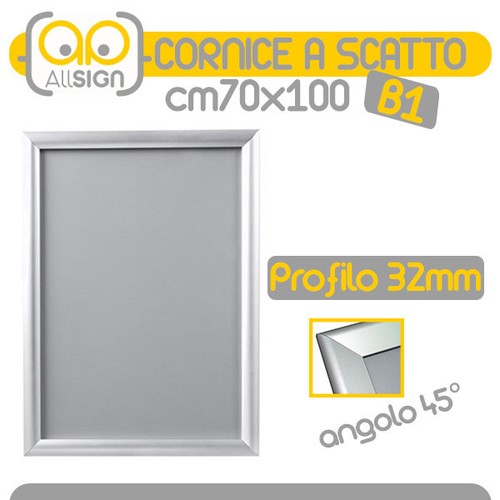 Cornice scatto da parete - scatto, b1