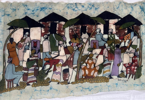Batik africano anni 80 - batik,
