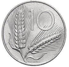 Repubblica italiana lire - lire, 10