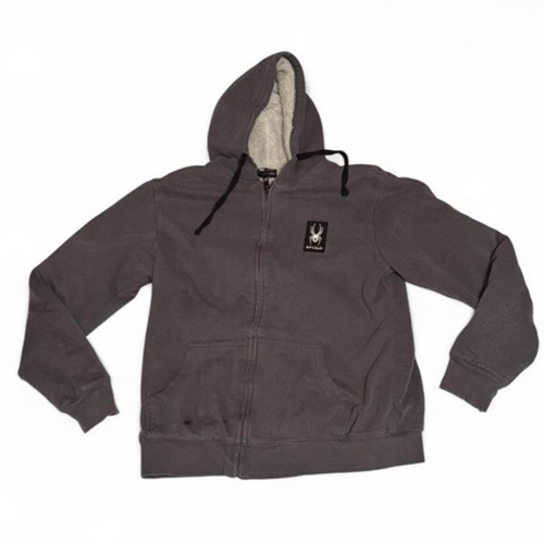 Spyder gray hooded jacket - gray,