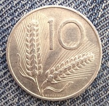 Vendo 10 Lire Spighe Aratro