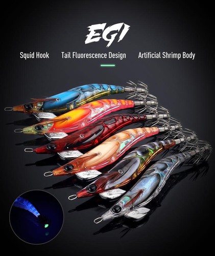 Esche per calamari esca