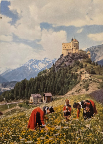 Cartolina svizzera schloss - cartolina,