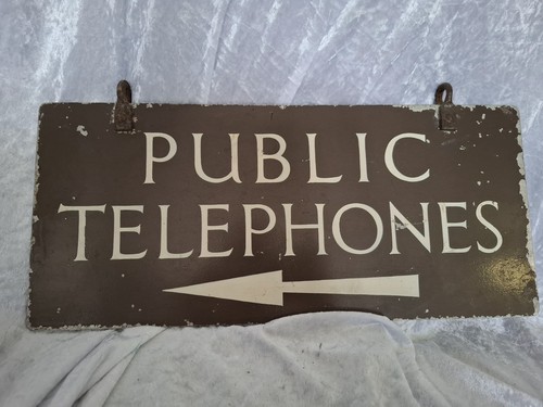 Public telephone double sided - public,