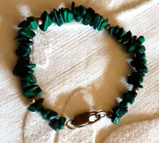 1970s malachite bracelet - 1970s,