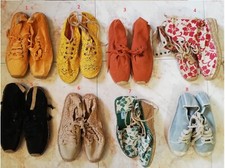 ESPADRILLAS DONNA RAGAZZA RICAMATE CORDA ESTIVE TELA ESTATE