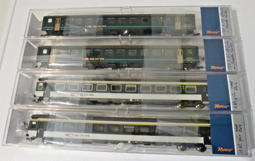 Set carrozze treno rapido - treno,