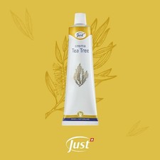 Crema tea tree just originale da 100ML per brufoli psoriasi dermatiti  eczema