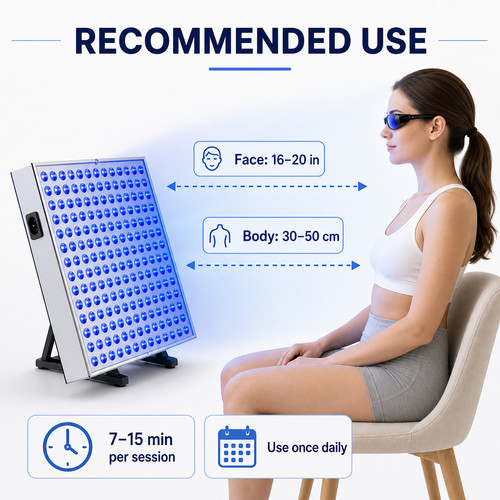 Lampada solarium 225 led - uv,