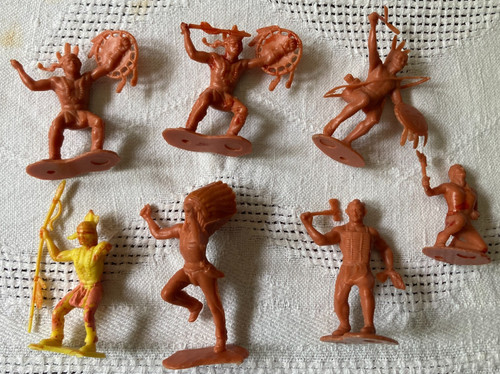 Figurine playset indiani marx - indiani,