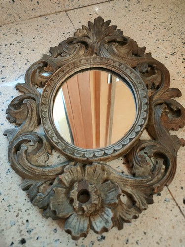 Cornice antica legno xviii - cornice,