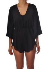 Tuta corta da Donna Happiness Taglia L Colore nero