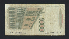 REPUBBLICA ITALIANA  1000 LIRE