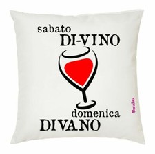 cuscino 40 x 40 cm scritta