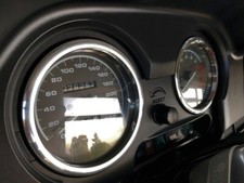 Per BMW R 1150 RT Anelli in alluminio lucidato per il quadro strumenti 2 pezzi