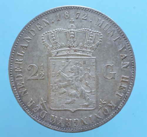 Olanda gulden 1872 - olanda, 1/2