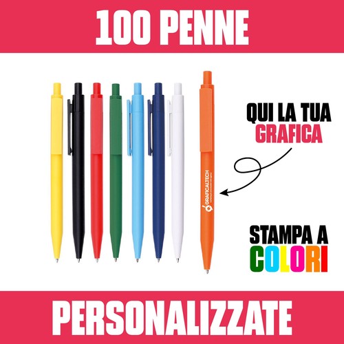 100 penne personalizzate - 100,