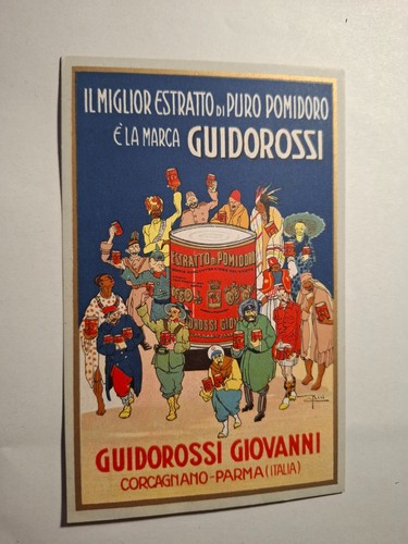 Cartolina pubblicita pomodoro - cartolina,