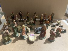 Lotto Gruppo Di Vecchi Pastorelli In Terracotta Presepe