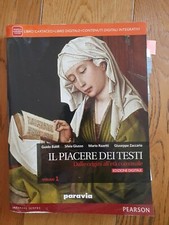 "Il piacere dei testi, dalle origini all'età comunale" volume 1 con 