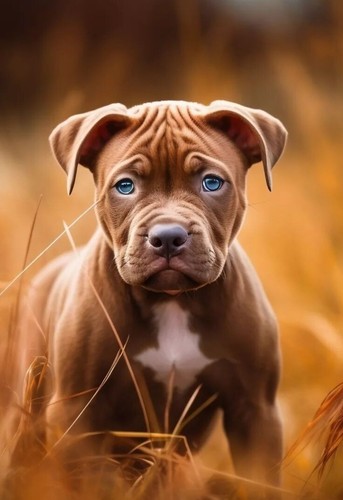 Cute american pitbull puppy - american,