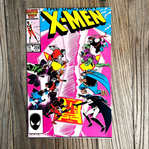 Uncanny men 208 1986 marvel - uncanny, x-men