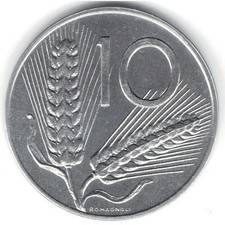 20 MONETE DA 10 LIRE - SPIGA -