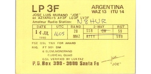 1990 qsl cartolina 3f - qsl,