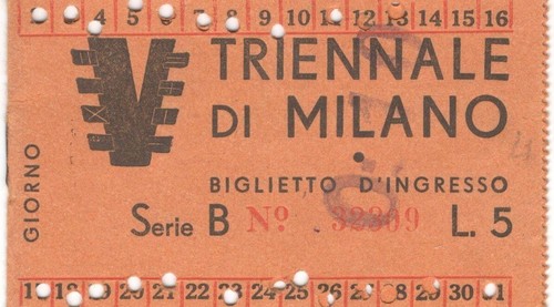 Triennale milano 1933 - triennale,