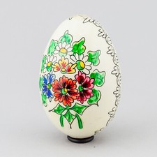 Uova d'oca vero - decorato a