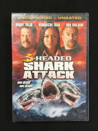 Headed shark attack dvd - shark,