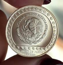 25 PESOS 1992 AGUILA 1/4 ONCIA OZ MESSICO ARGENTO SILVER PURO 999 FIOR DI CONIO