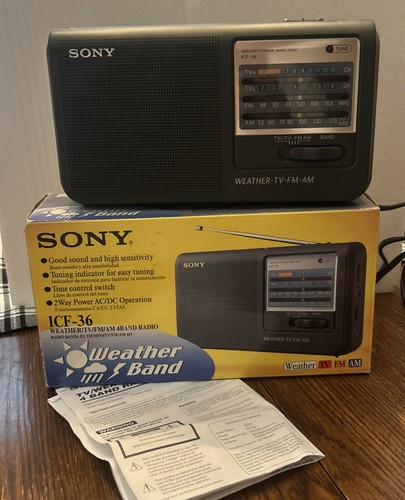 Sony icf radio meteo - icf-36,