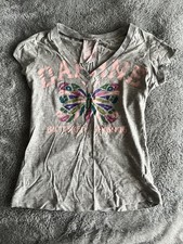 Top vintage Y2K grigio e rosa