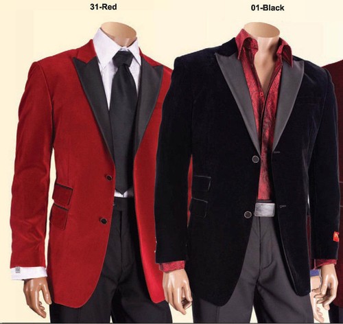 Uomo rosso nero - rosso,