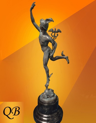 Statua mercurio bronzo - statua,