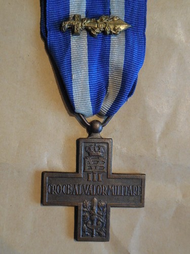Croce valore militare con - al,