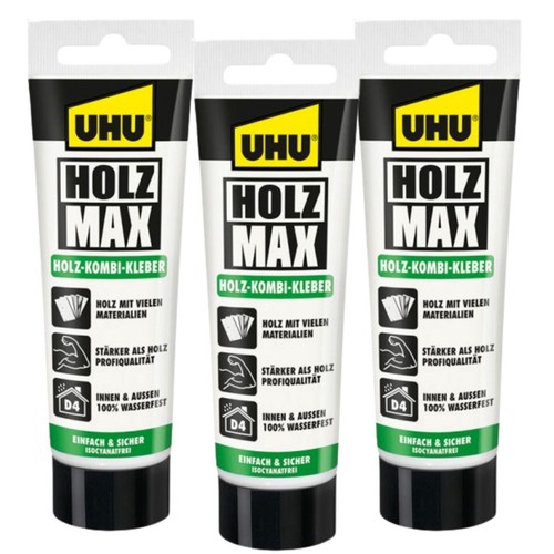 Uhu legno max colla - uhu, combinata