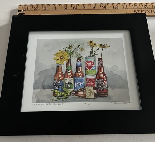 Bouquet birra wisconsin framed - birra,