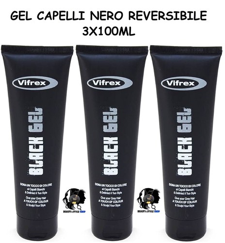 Gel capelli modellante nero - modellante,